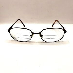 Marchon NYC Eyeglasses East Side Garrison 210 Frames Only  Brown 51-18-140
